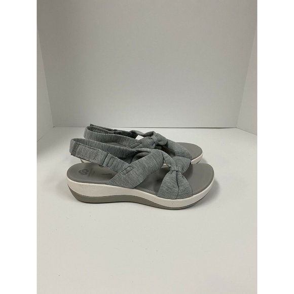 Grey Womens Arla Primrose Sandal Clarks Arla Clarks Cloudsteppers